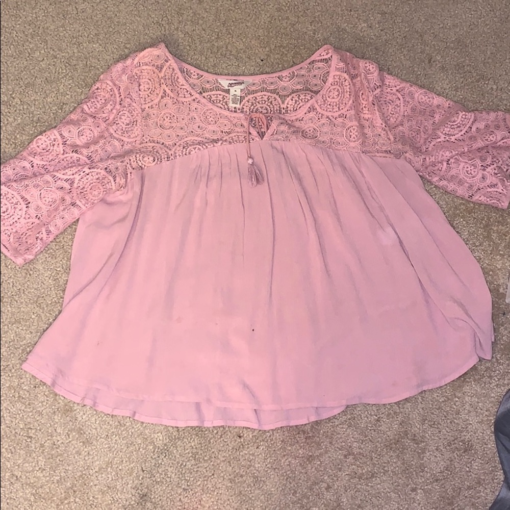 Arizona long sleeve with lace shirt